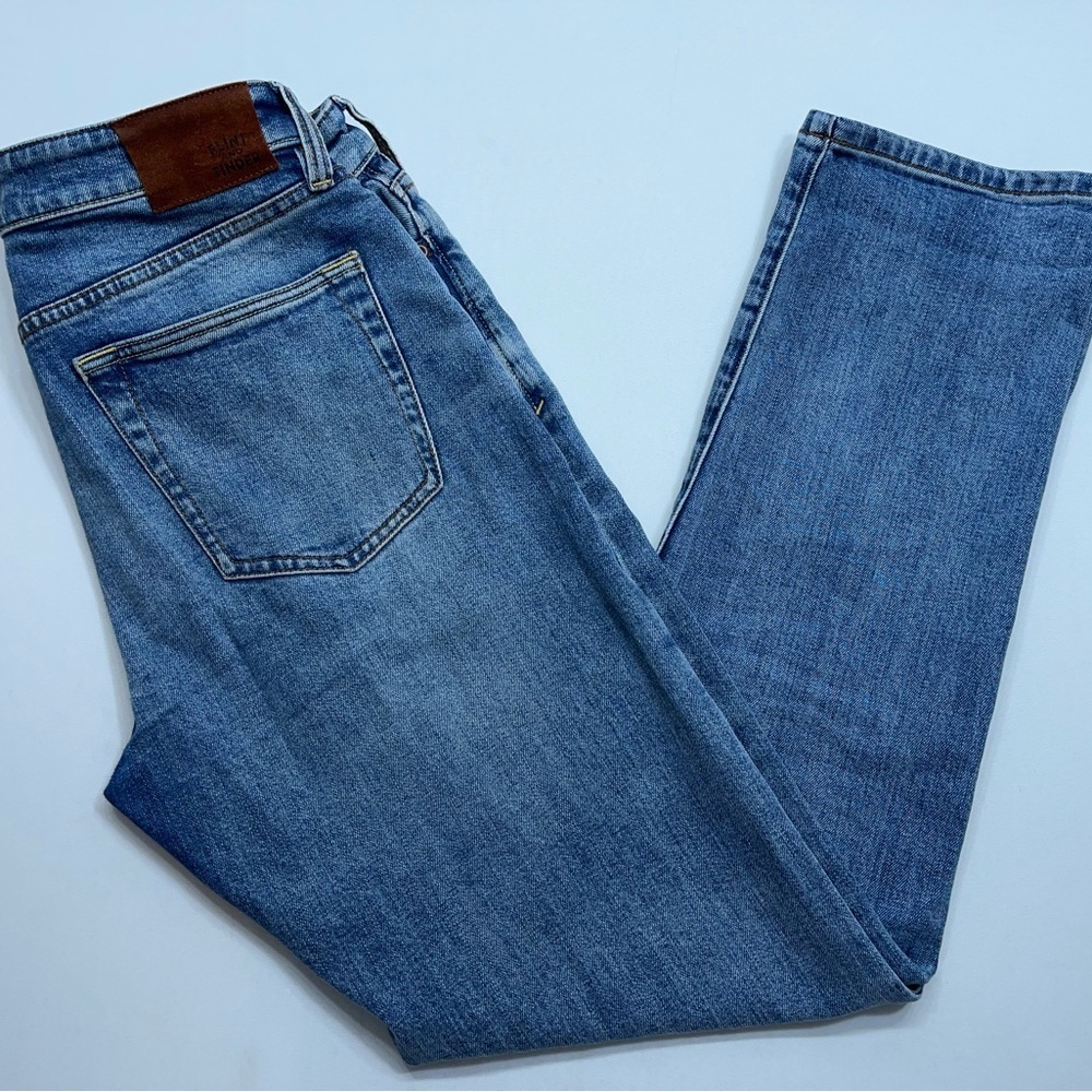 Flint and Tinder Selvedge Denim Jeans Mens 30x32 Straight Fit Stretch Huckberry